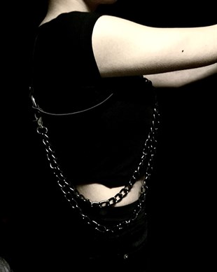 HARNESS Handmade Snake Gothic Chain Body Belt