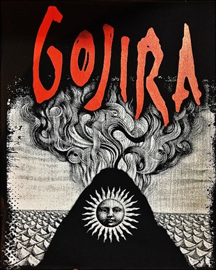 GOJIRA  Magma Back Patch
