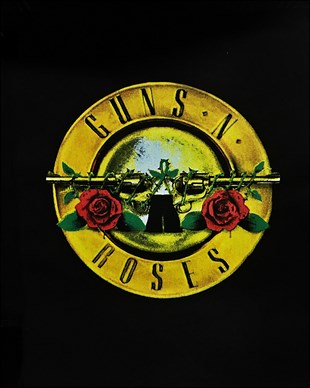 GUNS N ROSES  Distressed Bullet Back  Patch