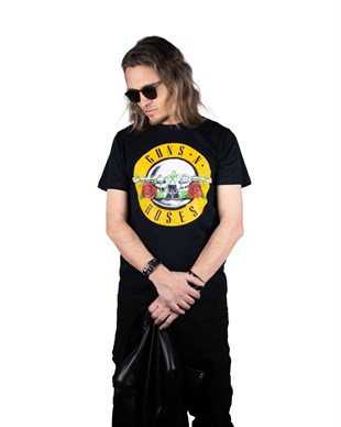 GUNS N ROSES Distressed Bullet T-Shirt