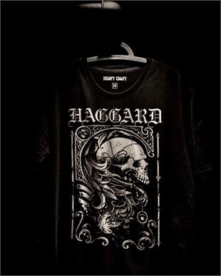 HAGGARD Poem ForThe Lost T-ShirtHeavy Craft