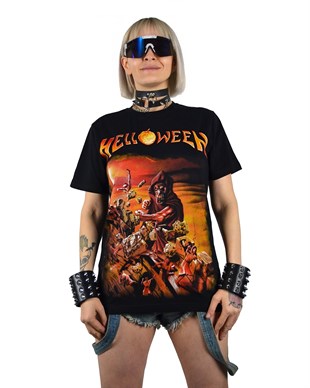 HELLOWEEN  Walls of Jericho  T-Shirt