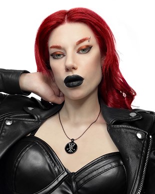 LUCIFER Sigil Glass Necklace