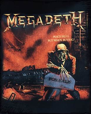 MEGADETH  Peace Sells Back Patch