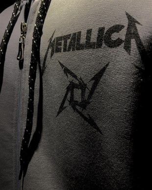 METALLICA Their Money Tips Her Scales Again  Hoodie Sweatshirt Zip Up 