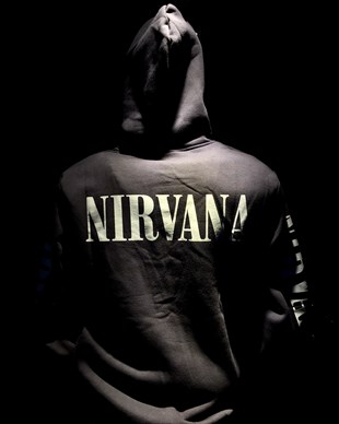 NIRVANA Kurt Cobain 1982-94  Hoodie Sweatshirt