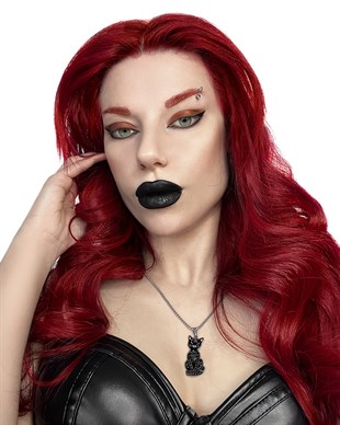 PAGAN Black Cat Necklace