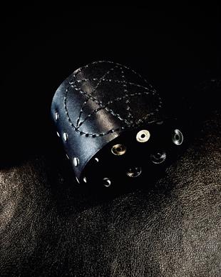 PENTAGRAM Handmade Black Bracelet