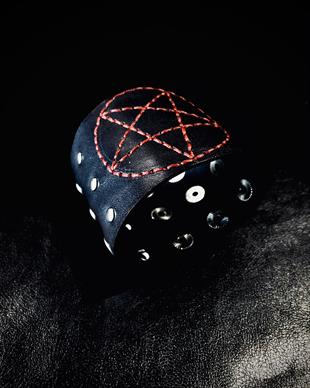 PENTAGRAM Handmade Red Bracelet