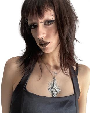 PENTAGRAM Inverted Cross Necklace