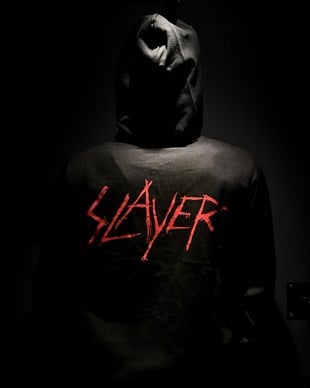 SLAYER Hell Awaits Hoodie Sweatshirt  Zip Up