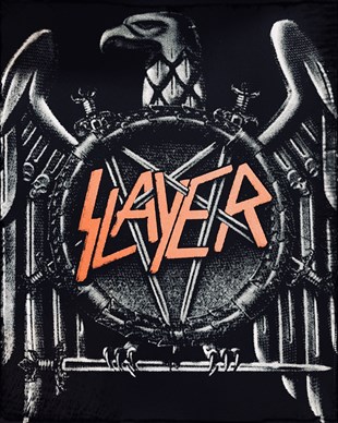 SLAYER Silver Eagle Back Patch