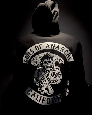 SONS OF ANARCHY   Hoodie Sweatshirt Zip Up