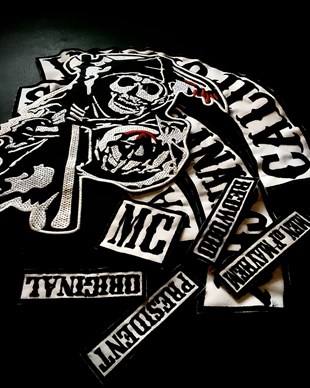 SONS OF ANARCHY  Back Patch