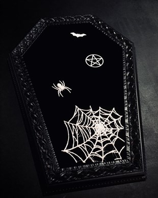 WICCA PAGAN Gothic Coffin Table