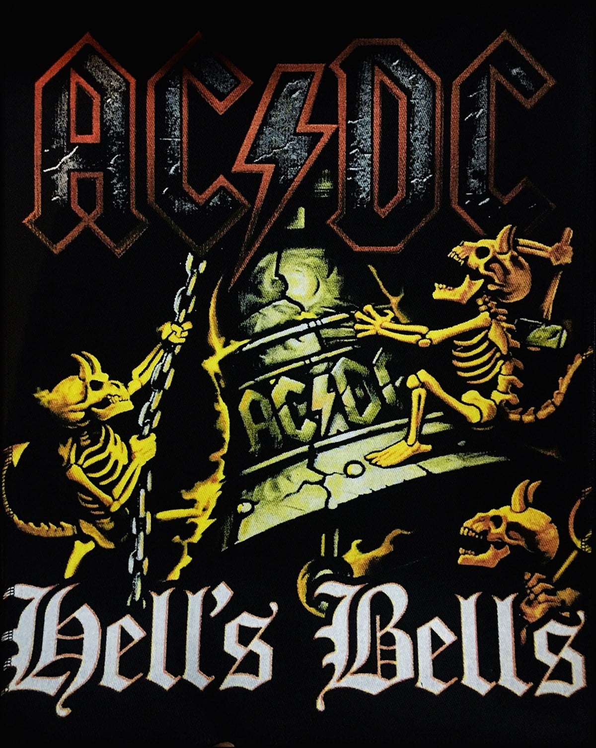 ACDC Hell's Bells  Back Patch