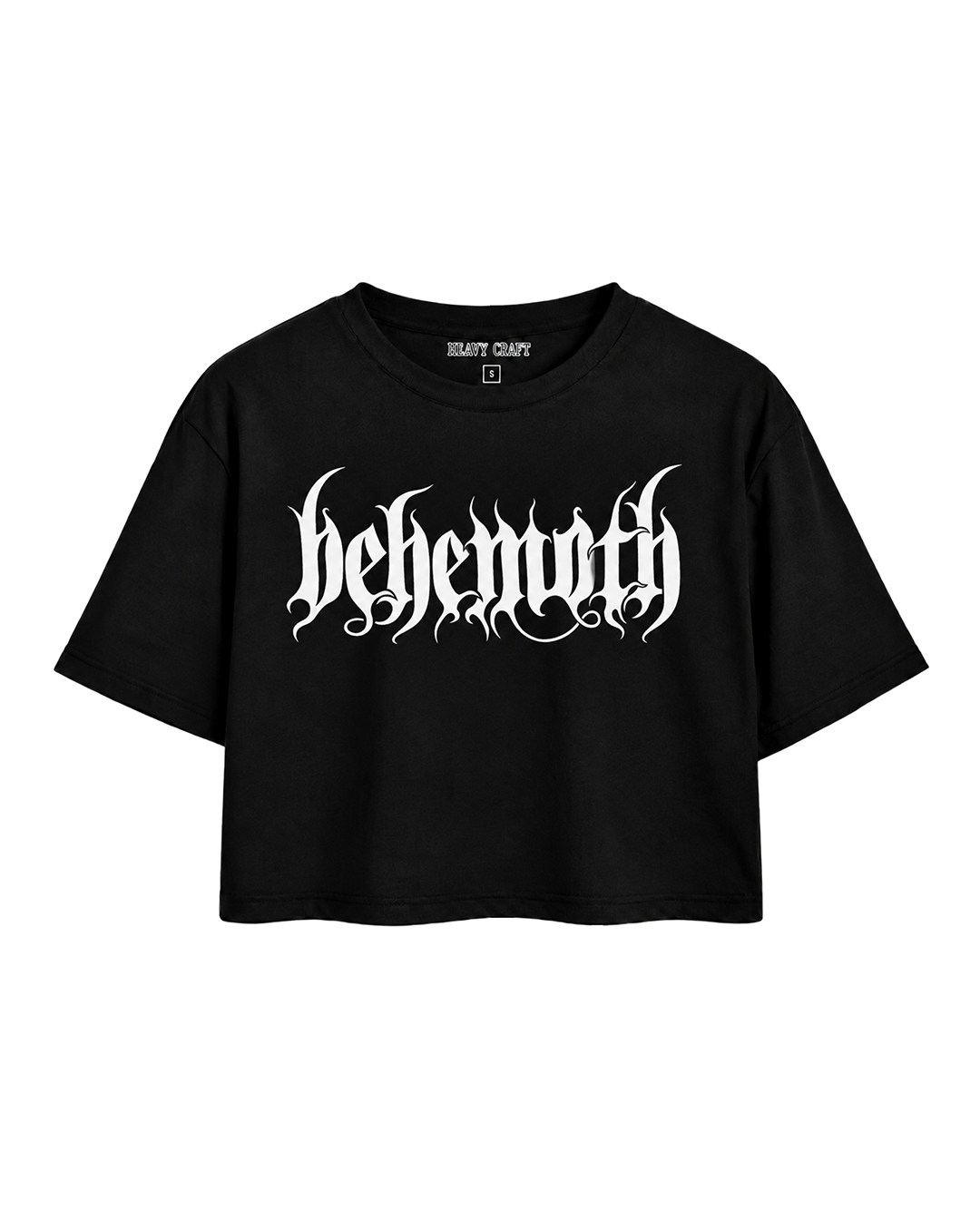 BEHOMETH Crop T-Shirt OversizeHeavy Craft