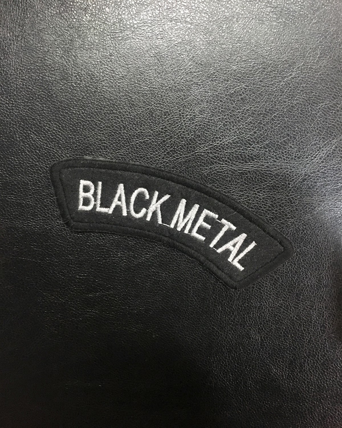 BLACK METAL Small  Patch