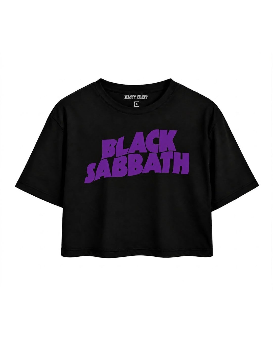 BLACK SABBATH Crop T-Shirt OversizeHeavy Craft
