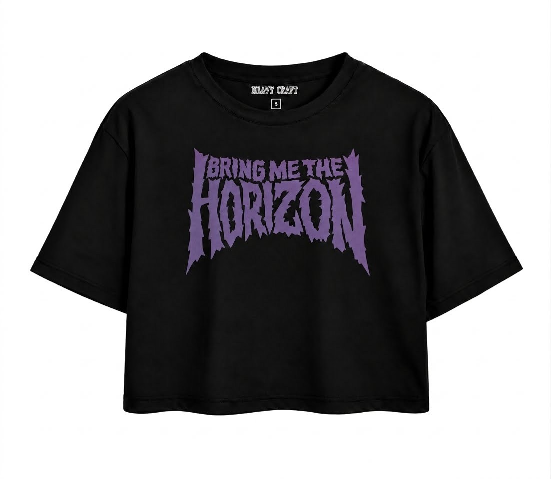 BRING ME THE HORIZON Crop T-Shirt OversizeHeavy Craft