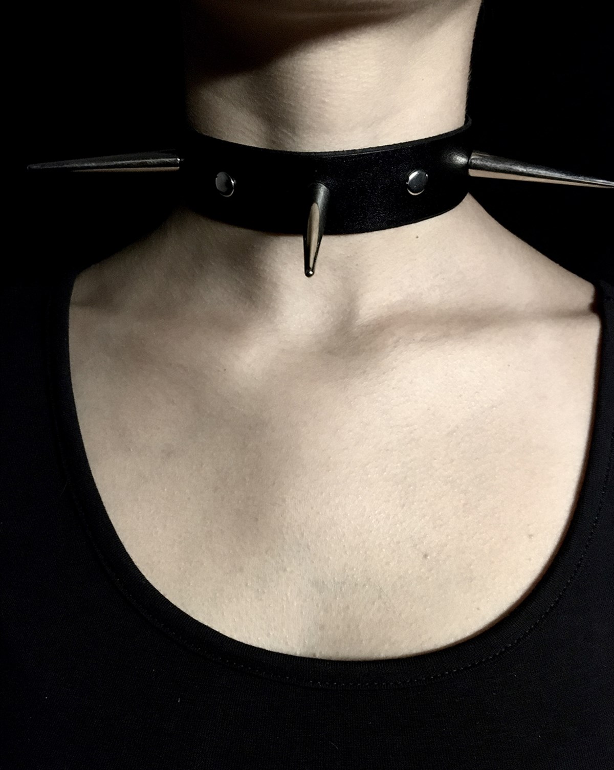 CHOKER Handmade Gothic Spike Style 