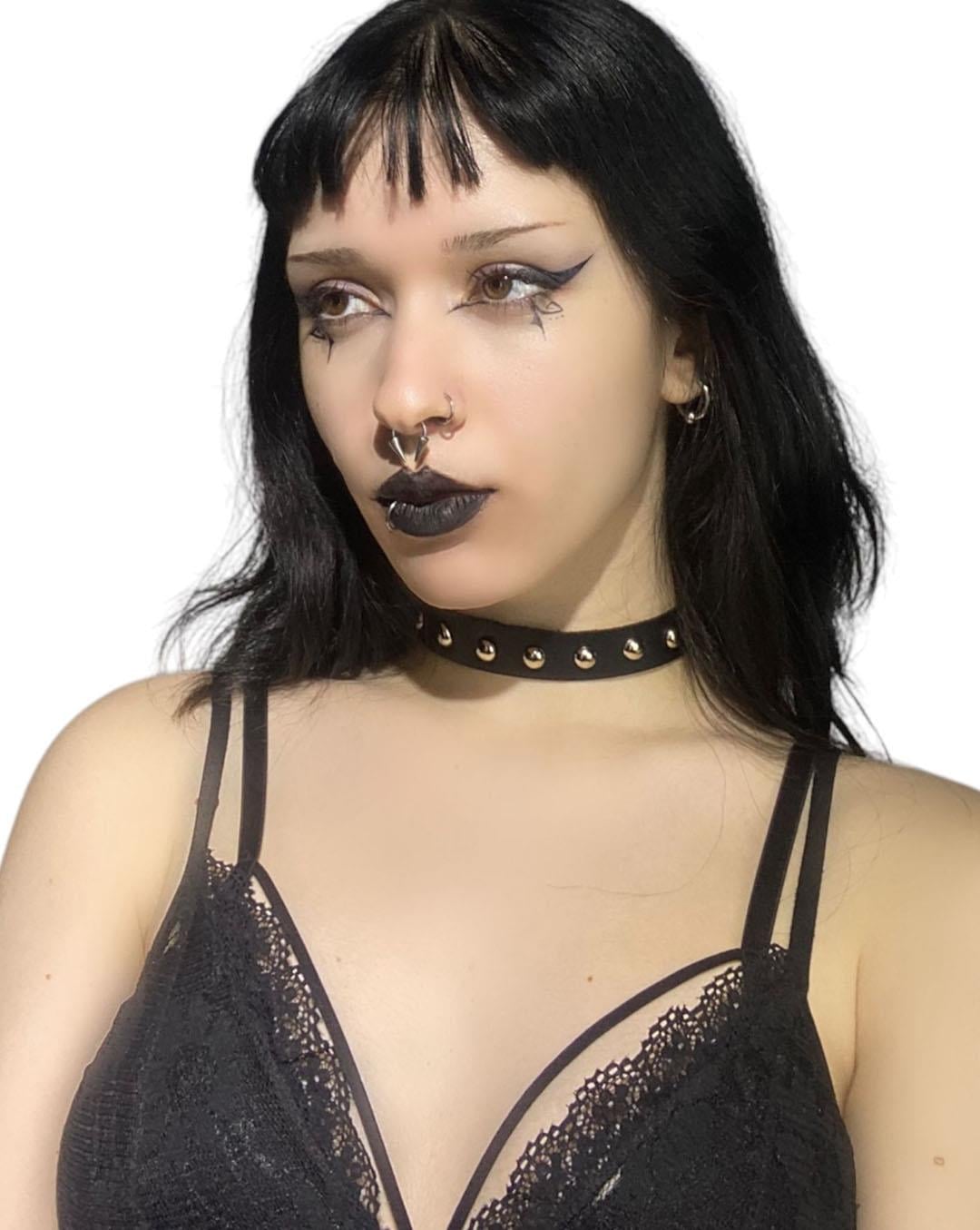 CHOKER Handmade Rivet Gothic Style