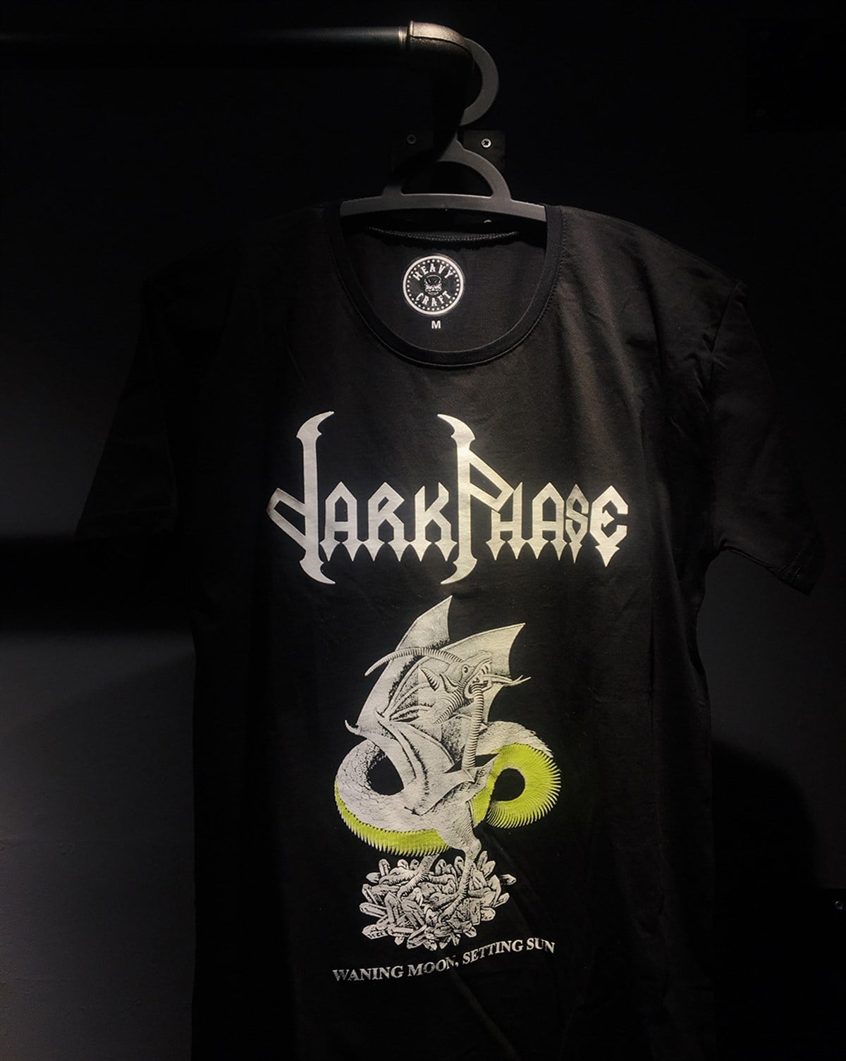 DARKPHASE  Waning Moon,Setting Sun  T-Shirt