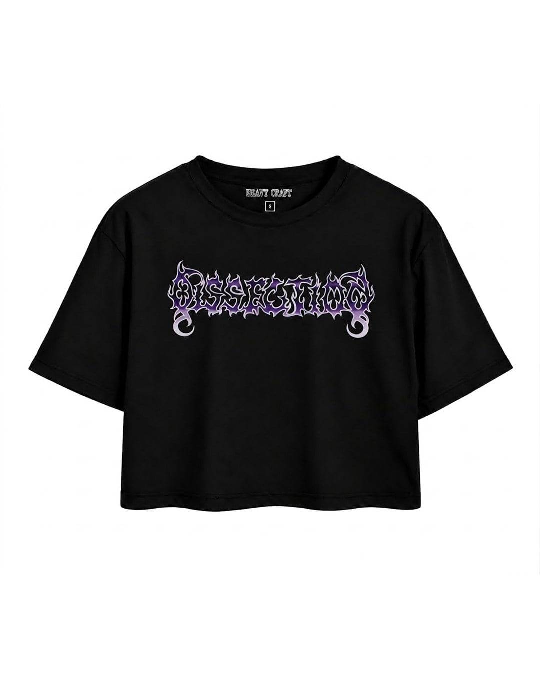 DISSECTION Logo Crop T-Shirt OversizeHeavy Craft