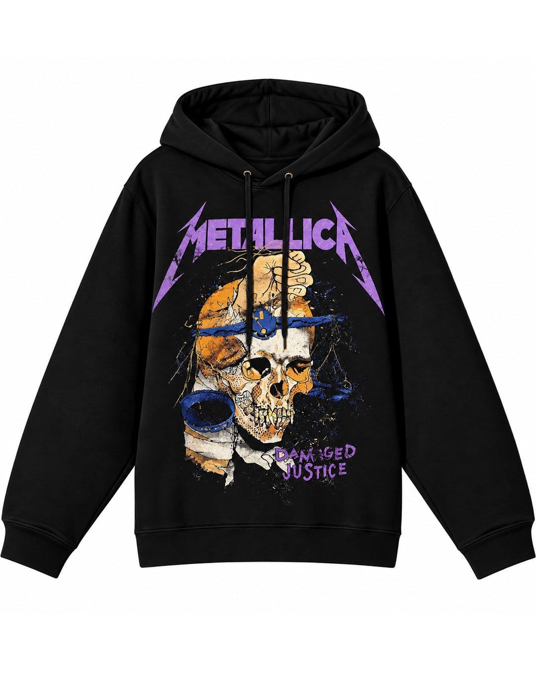 METALLICA Damaged Justice HoodieHeavy Craft