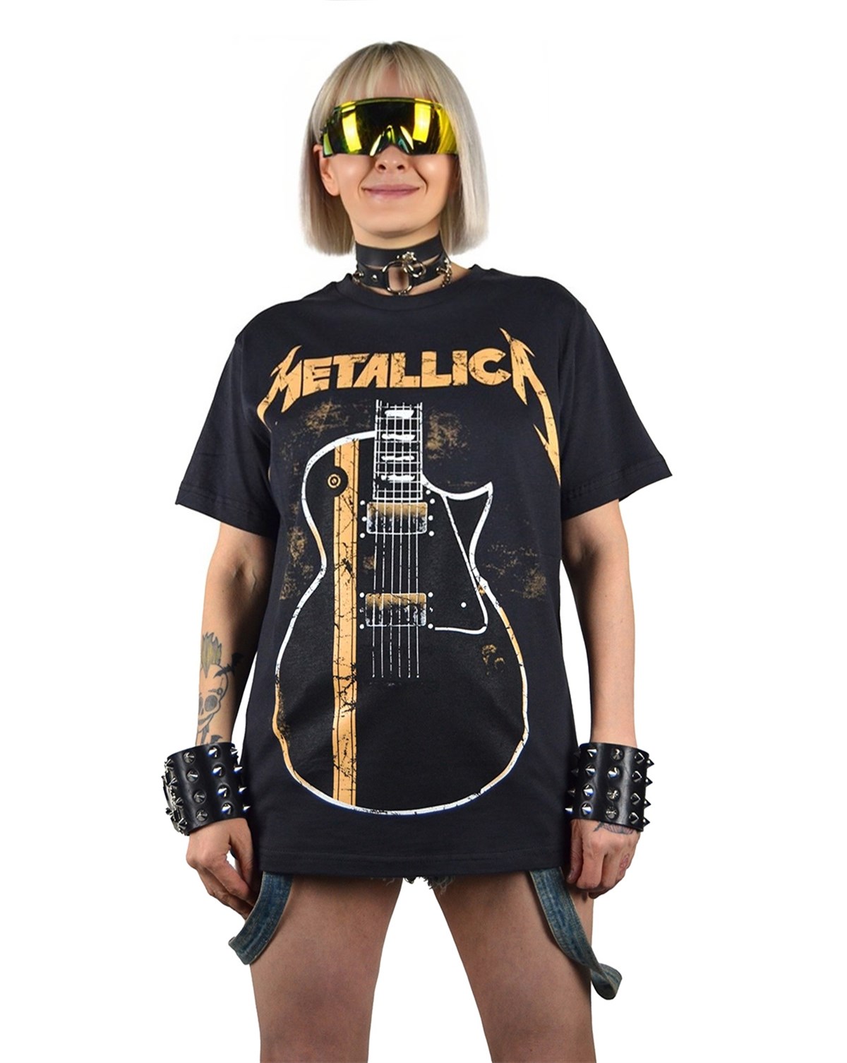 gelei krijgen gemiddelde METALLICA James Hetfield Guitar T-Shirt