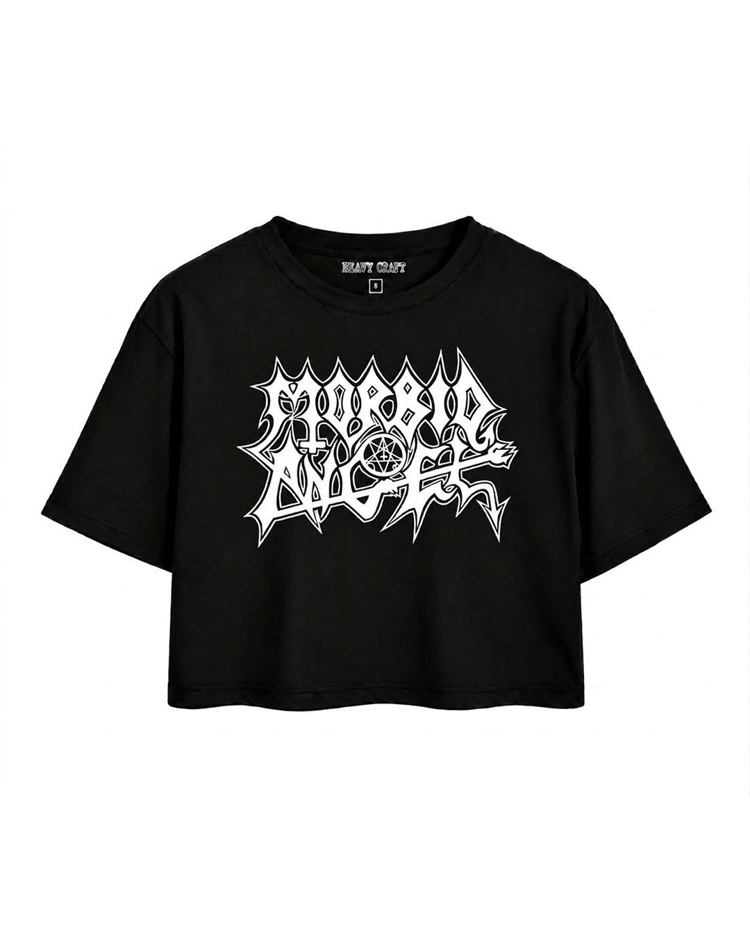 MORBID ANGEL Logo Crop T-Shirt OversizeHeavy Craft