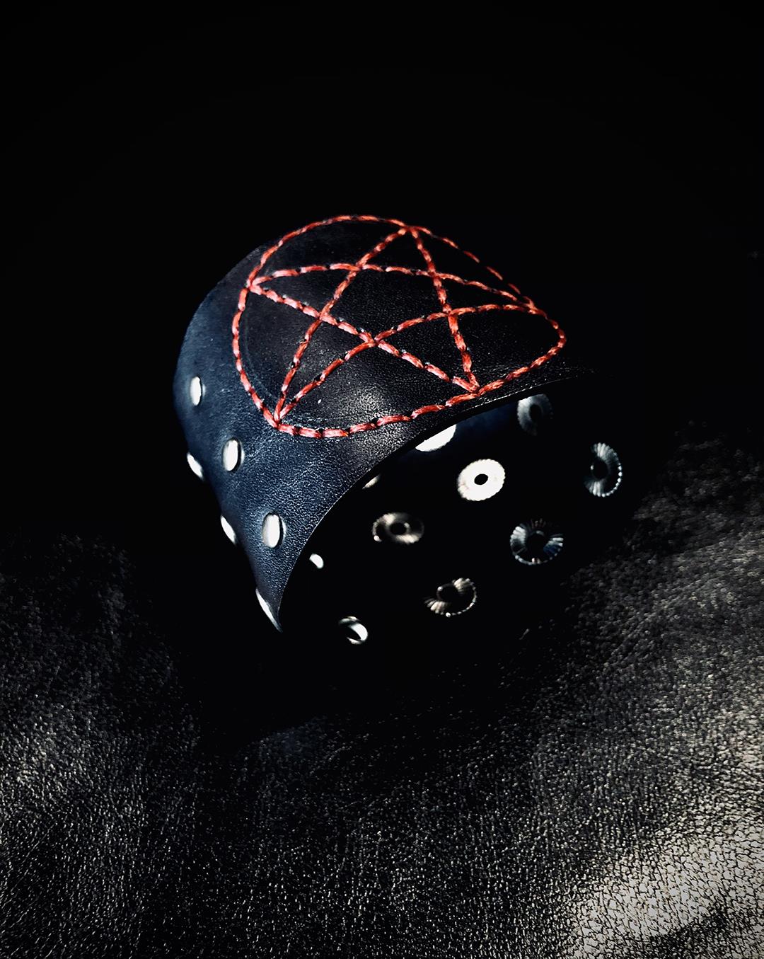 PENTAGRAM Handmade Red Bracelet