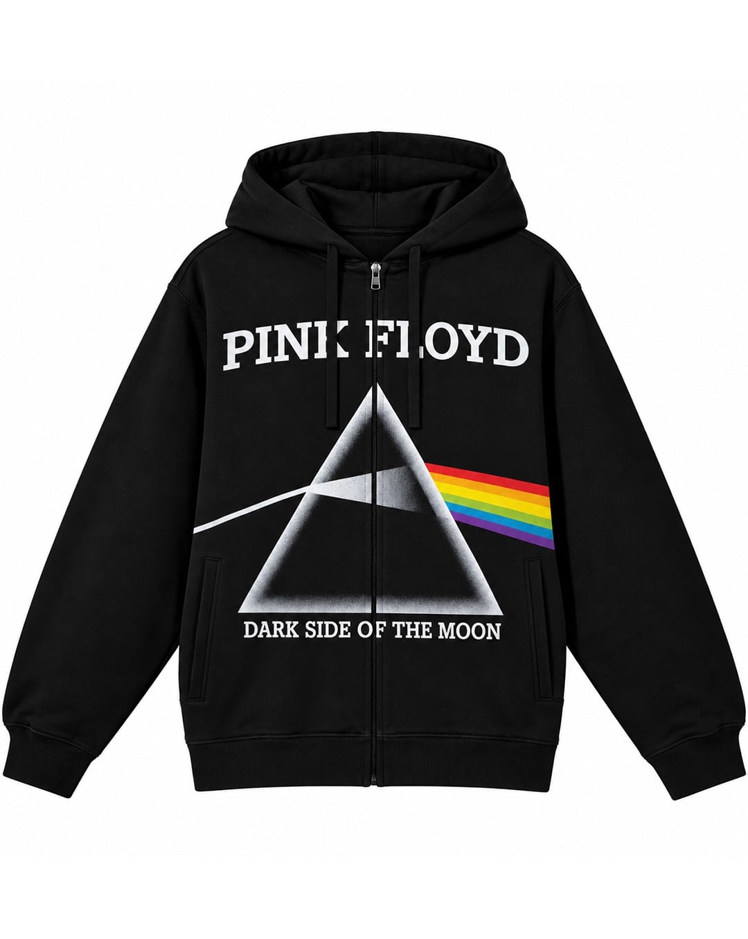 PINK FLOYD The Dark Side Of The Moon Hoodie Zip Up Heavy Craft