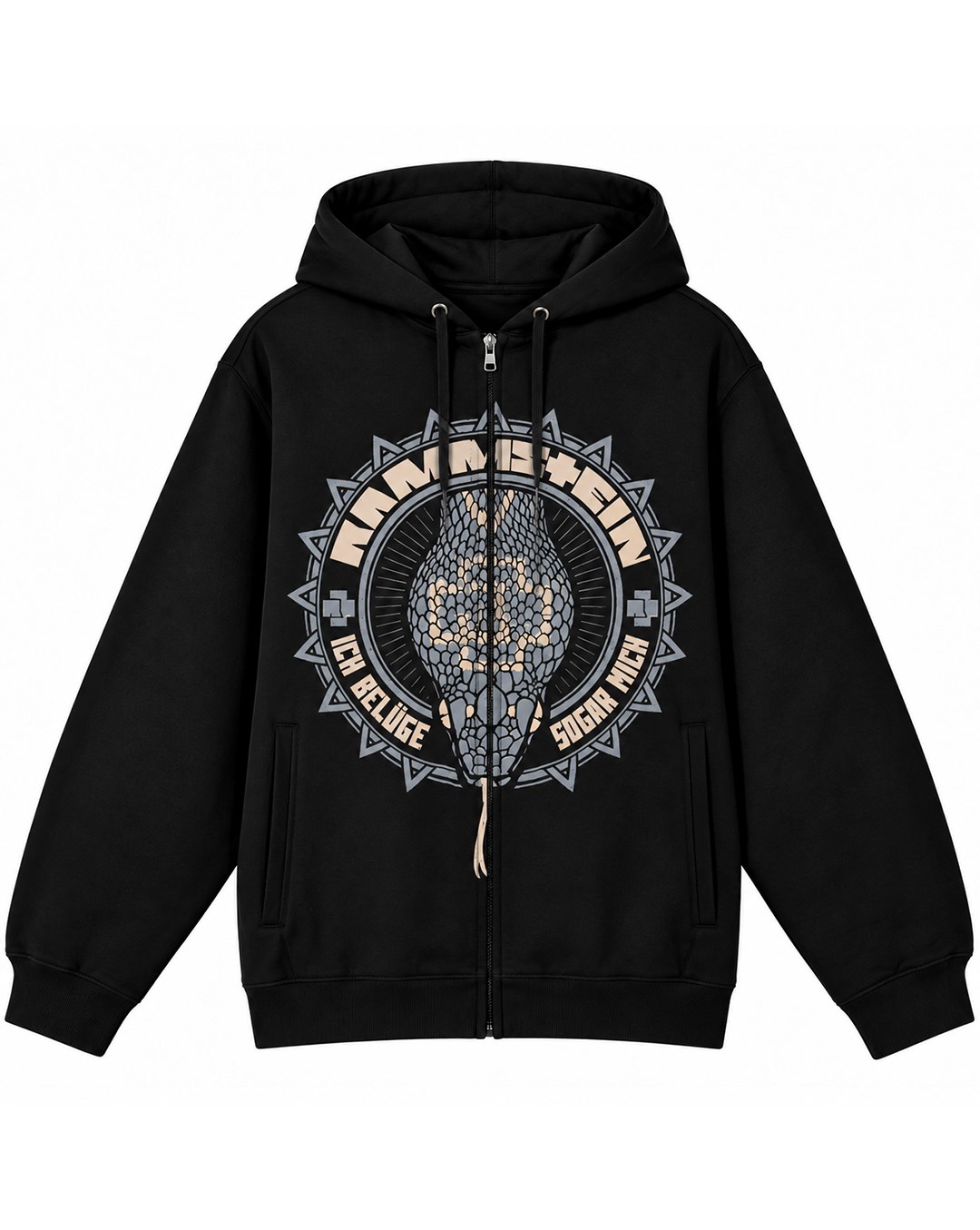 RAMMSTEIN Lügen Hoodie Zip UpHeavy Craft