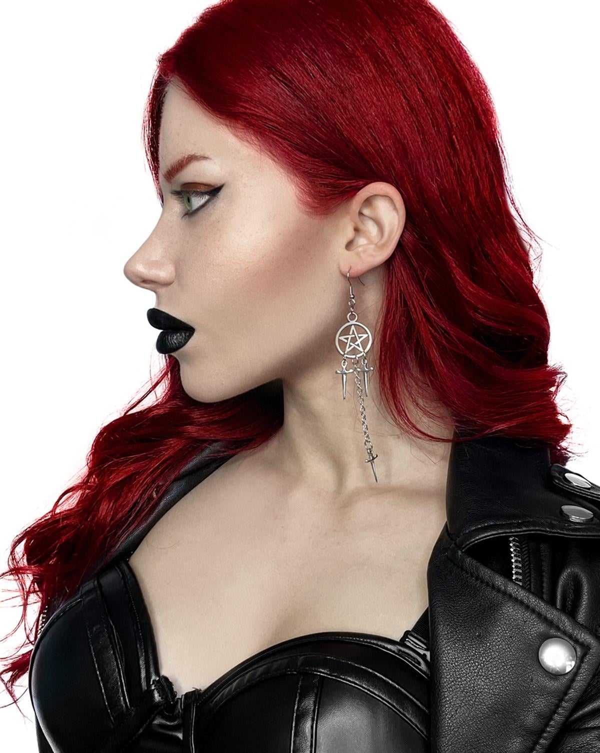 WICCA PAGAN Sword Witch Küpe