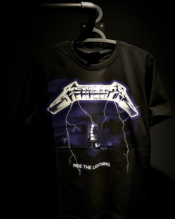 Metallica Ride The Lightning T-Shirt Black