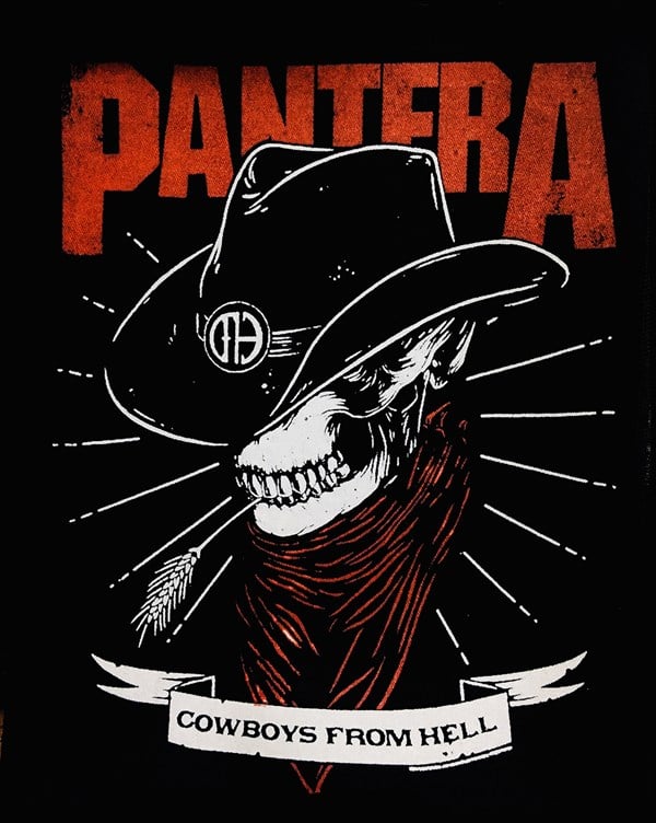 PANTERA Cowboys From Hell Back Patch