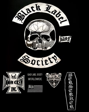 BLACK LABEL SOCIETY Back Patch