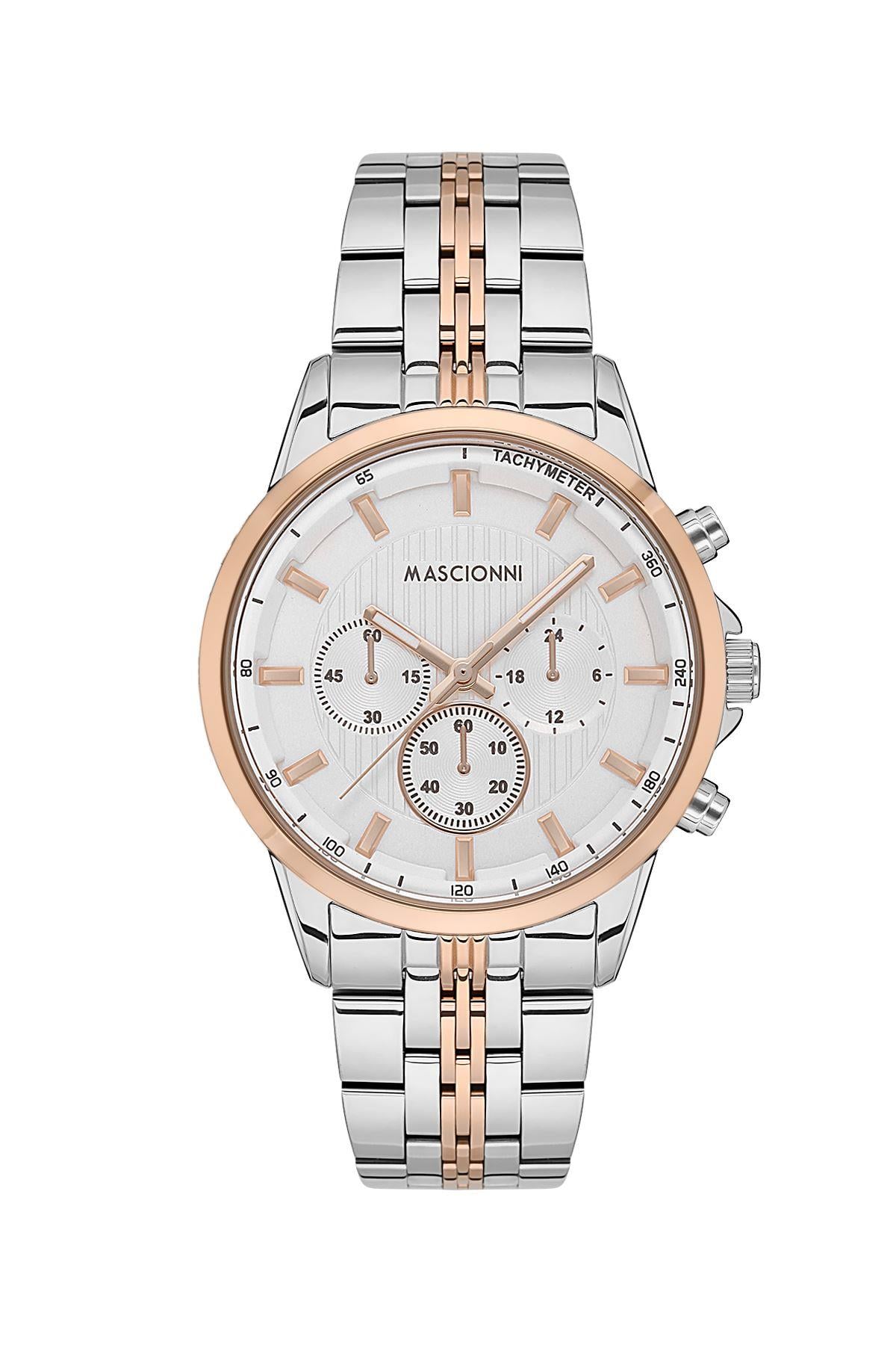 Mascionni Çift Renk Yeni Seri Kordon Spor Model Kadın Kol Saati  M.1.1227.06