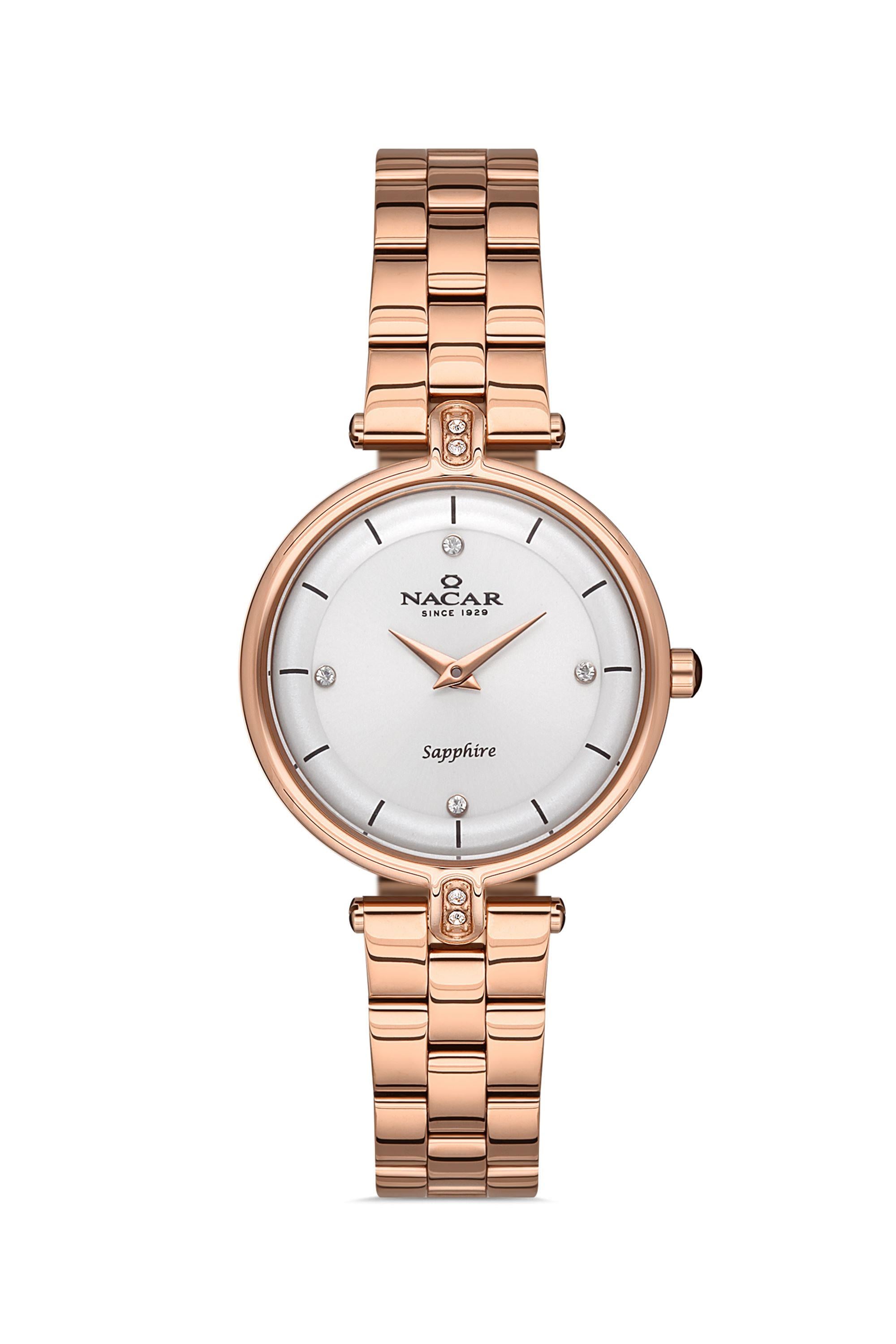 Nacar Rose Gold Sade Kadın Kol Saati NC34-39C714-RSMS