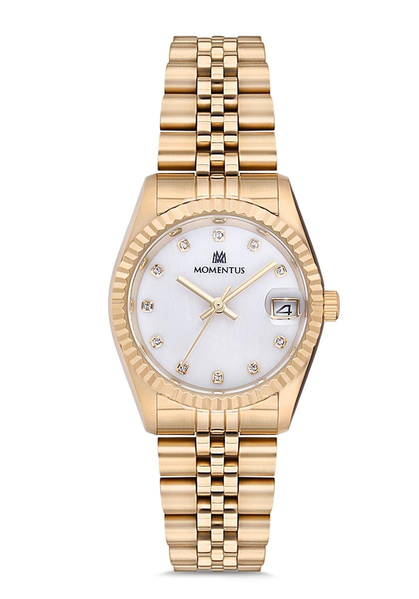 Momentus Çelik Kordonlu Gold Renk kadın Kol Saati SW132G-02SG