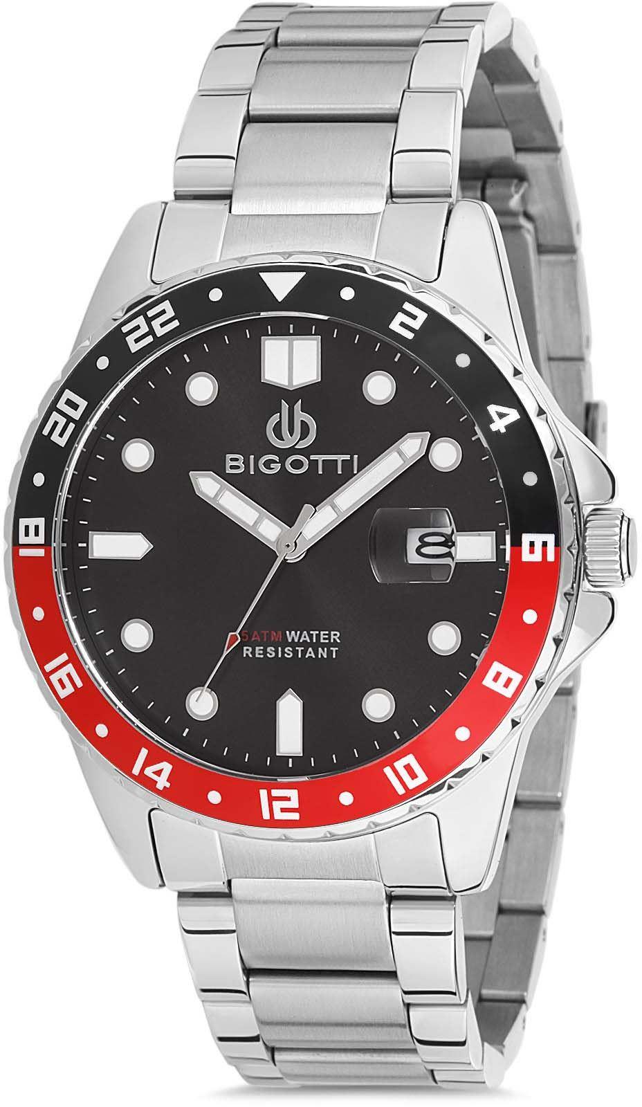 Bigotti Milano Metal  Kordon Kasa Spor  Erkek Kol Saati BG.1.10188.1