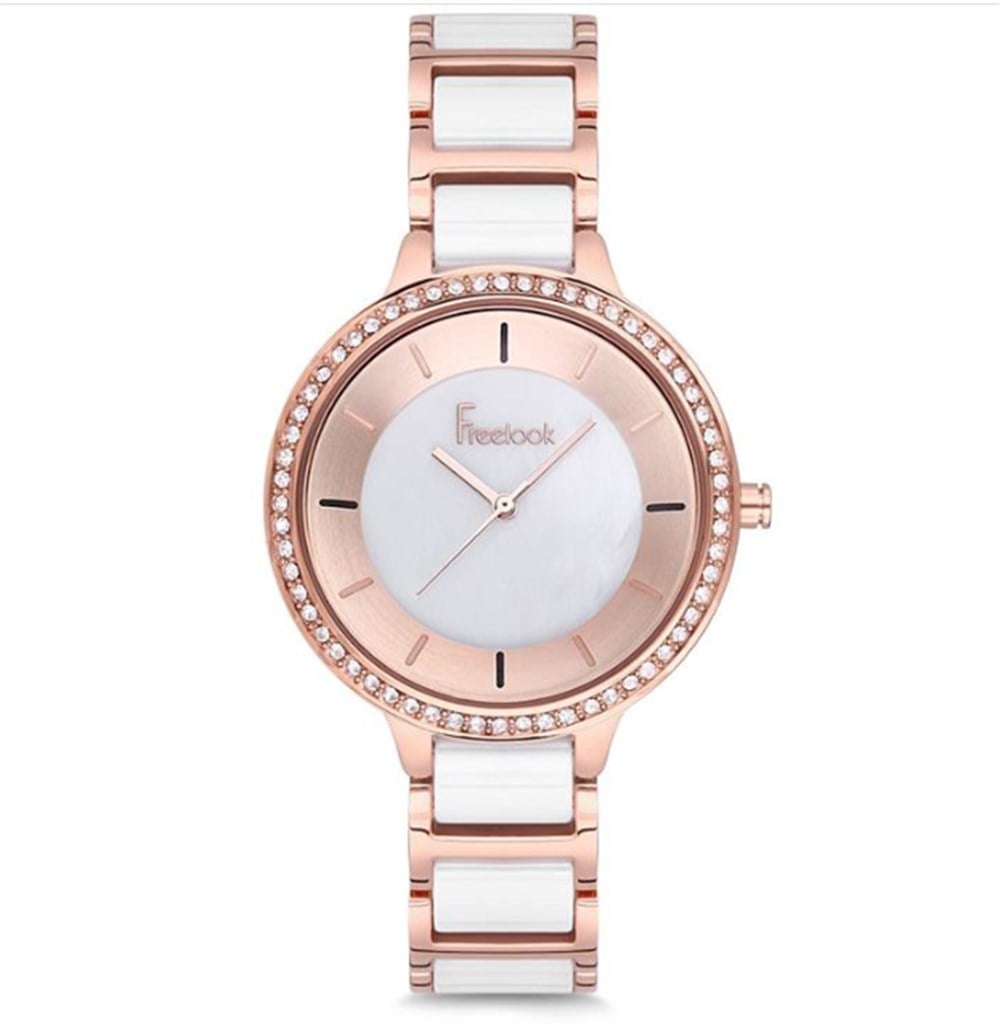 Freelook Freelook F.8.1081.02 Rose Gold Beyaz Kadın Kol Saati