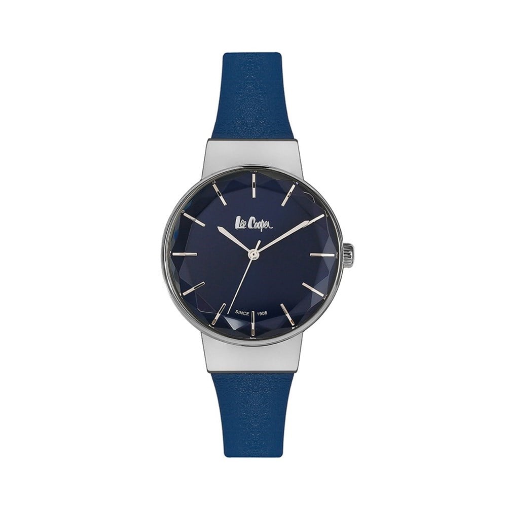 Lee Cooper LC06398.399 Lacivert Deri ve Kadran Bayan Kol Saati