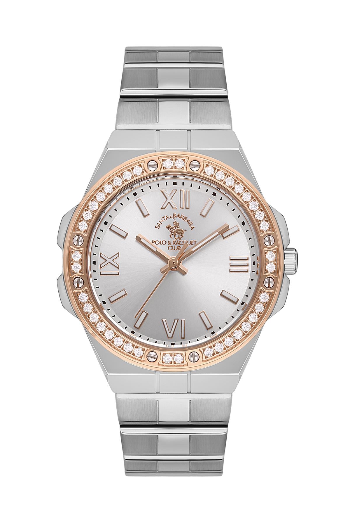 Santa Barbara Polo Metal Taşlı Kadın Kol Saati SB.1.10492.5
