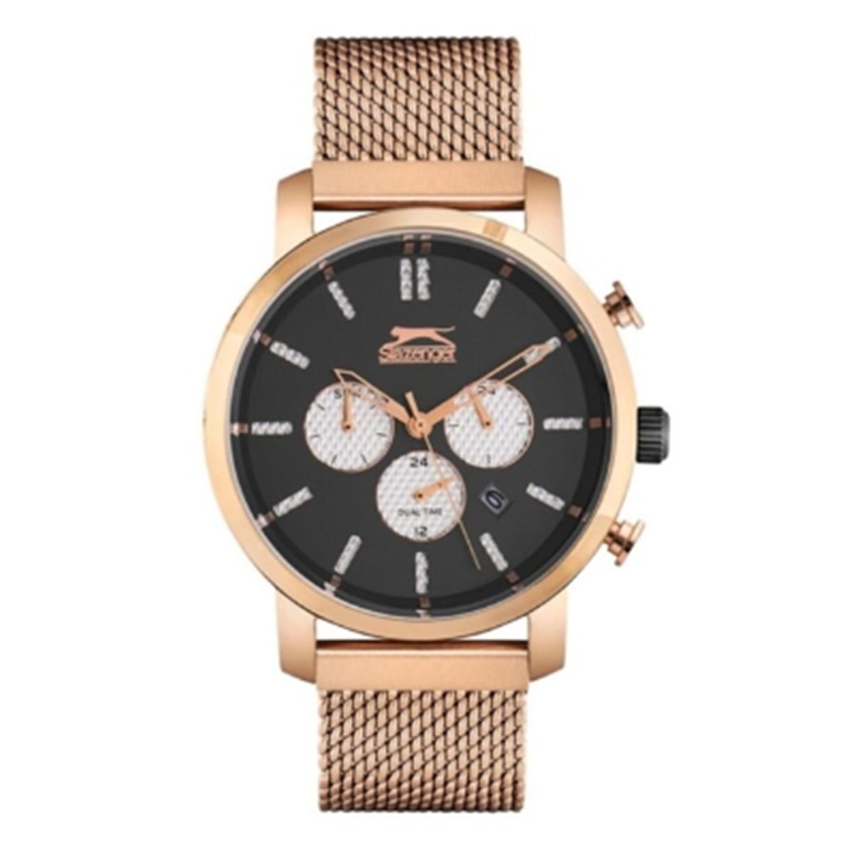 Slazenger Bronz Renk Hasır Kordonlu Erkek Kol Saati