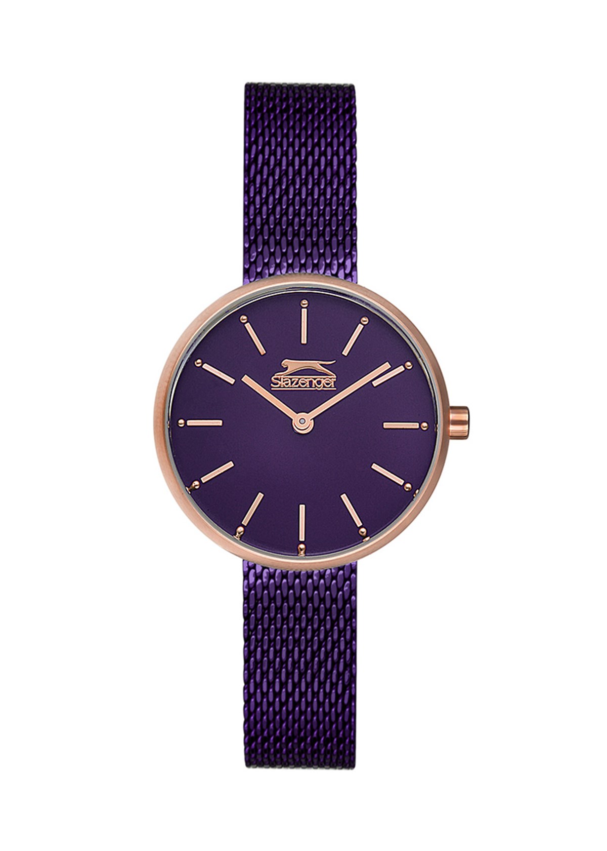 Slazenger Mor renk Hasır Kordonlu Bayan Kol Saati 
