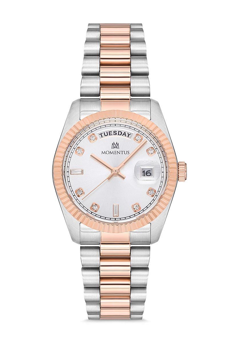 Momentus Çift Renk Spor Kasa Kadın Kol Saati CW134T-02SR 