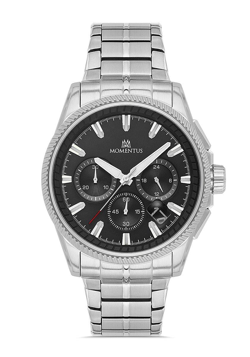 Momentus Çelik Spor Fonksiyonlu SM386S-04SS Erkek Kol Saati
