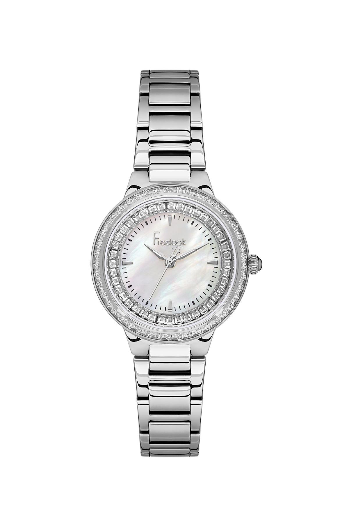 Freelook Gümüş Renk Çelik Kordonlu Kadın Kol Saati